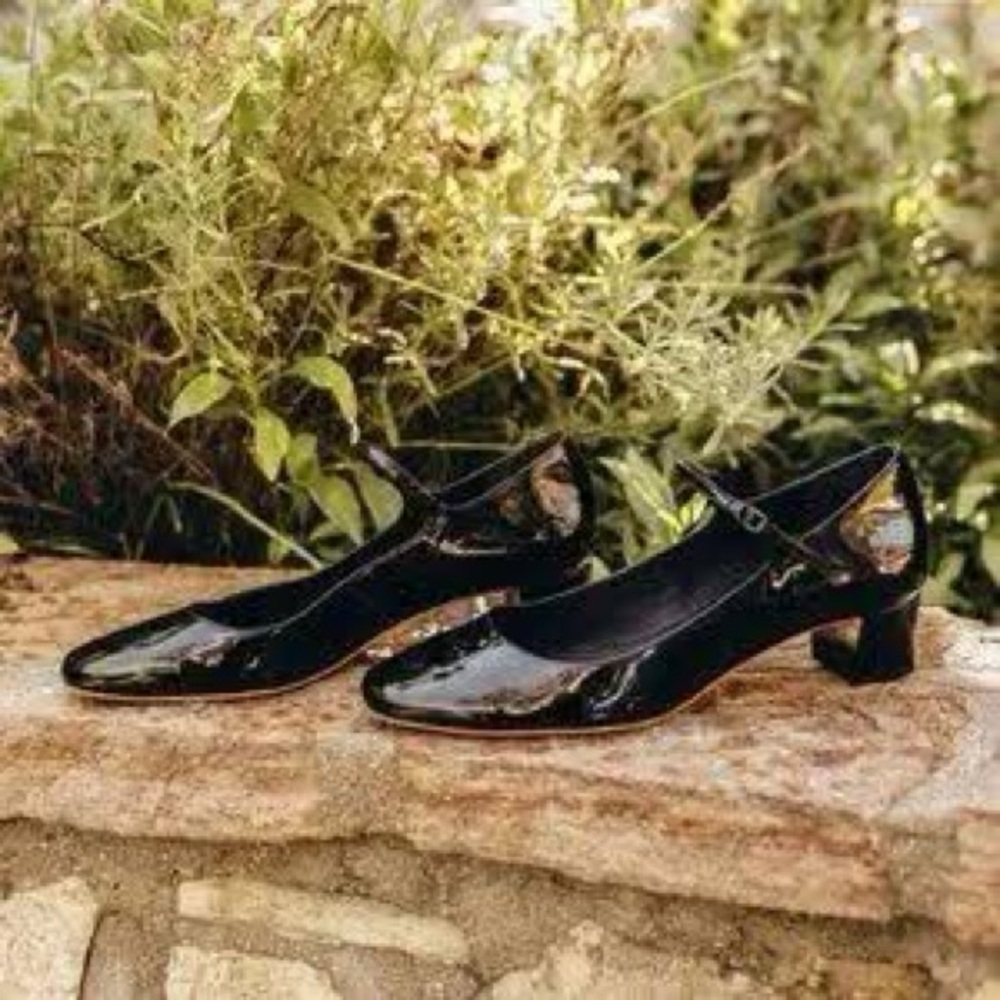Doen Mary Jane Patent Heel New In Box 38.5 - Picture 6 of 7
